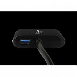 ALLNET USB 3.0 Typ-A Netzwerk Adapter 2x+ 1x 3.0 Hub ALL-NC-2G-102-USB-A - Netzwerkkarte - 5.000 Mbps