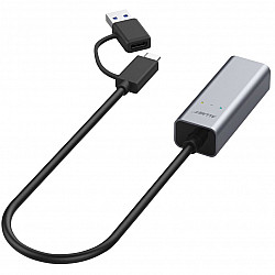 ALLNET USB 3.0 Typ-C&A Ethernet Adapter 2.5 Multi-Gigabit LAN ALL-NC-2.5G-USBC/A - Netzwerkkarte - 1.000 Mbps
