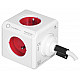 Allocacoc 2304/FREXPC power extension 3 m 5 AC outlet(s) Indoor Red, White