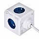 Allocacoc 2402BL/FREUPC power extension 1.5 m 4 AC outlet(s) Indoor Blue, White