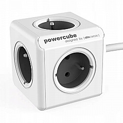 Allocacoc PowerCube Extended Type E power extension 1.5 m 5 AC outlet(s) Indoor Grey