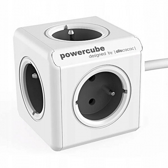 Allocacoc PowerCube Extended Type E power extension 1.5 m 5 AC outlet(s) Indoor Grey