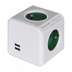 Allocacoc PowerCube Original USB Type E power extension 4 AC outlet(s) Indoor Blue