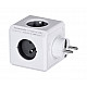 Allocacoc PowerCube Original USB Type E power extension 4 AC outlet(s) Indoor Grey