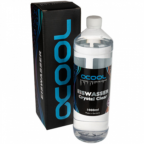 Alphacool Eiswasser Crystal Clear UV-aktiv, 1000ml Fertiggemisch - klar