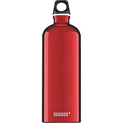 Alu Traveller 1 Liter, Trinkflasche rot