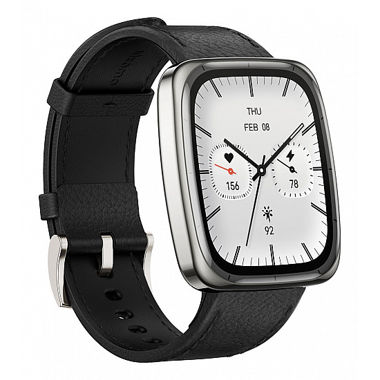 Amazfit Active 2 4.45 cm (1.75) AMOLED Digital 390 x 450 pixels Touchscreen Stainless steel