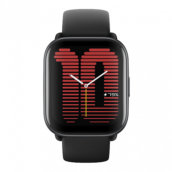 Amazfit Active 4.45 cm (1.75) AMOLED Digital 390 x 450 pixels Touchscreen Black GPS (satellite)