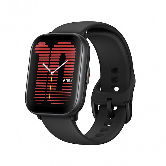 Amazfit Active 4.45 cm (1.75) AMOLED Digital 390 x 450 pixels Touchscreen Black GPS (satellite)