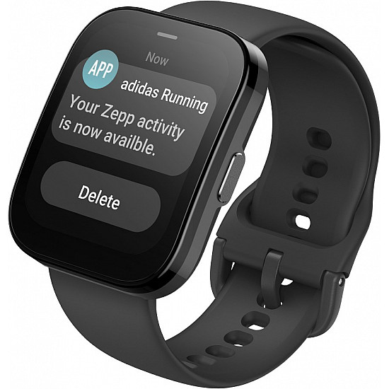 Amazfit Bip 5 4.85 cm (1.91) LCD 38 mm Digital 320 x 380 pixels Touchscreen Black GPS (satellite)