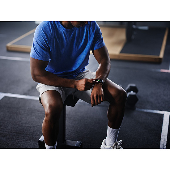 Amazfit Bip 6 Charcoal 5 cm (1.97) AMOLED Digital 390 x 450 pixels Touchscreen Silver GPS (satellite)