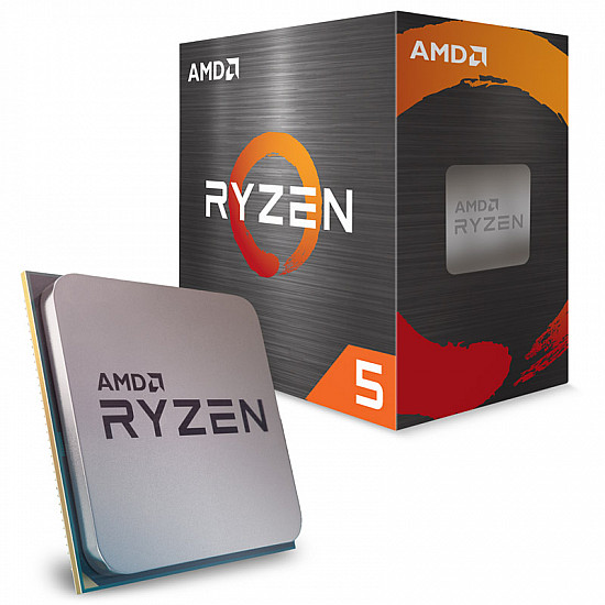Procesorius AMD Ryzen 5 5600 su 6 branduoliais ir 12 gijų, 4.4GHz dažniu, AM4 lizdu