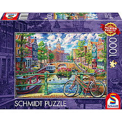 Amsterdamer Grachtenzauber, Puzzle 1000 Teile