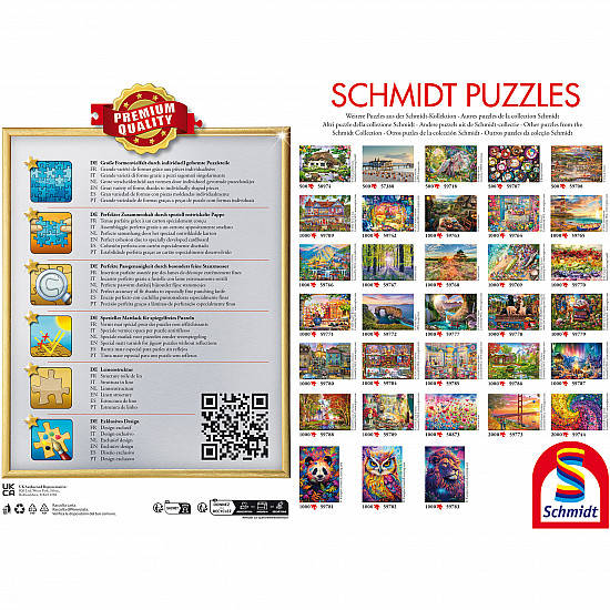 Amsterdamer Grachtenzauber, Puzzle 1000 Teile