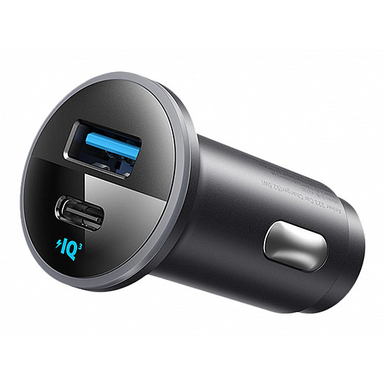Anker 323 - Car power supply - 52.5 Watt - 3 A - IQ 3.0, Fast Charge - 2 output ports