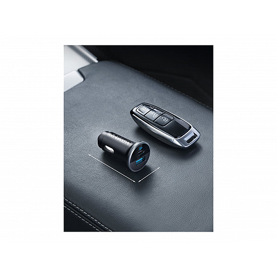Anker 323 - Car power supply - 52.5 Watt - 3 A - IQ 3.0, Fast Charge - 2 output ports