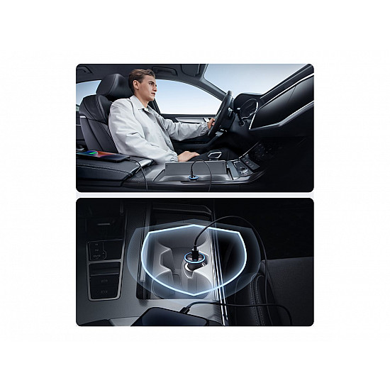 Anker 323 - Car power supply - 52.5 Watt - 3 A - IQ 3.0, Fast Charge - 2 output ports