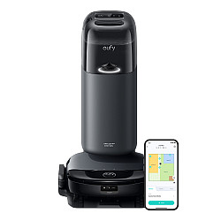 Anker Eufy Robot Vacuum Cleaner with All-in-One Station Omni S1 Wet&Dry Operating time (max) 216 min 4600 mAh 8000 Pa Gray