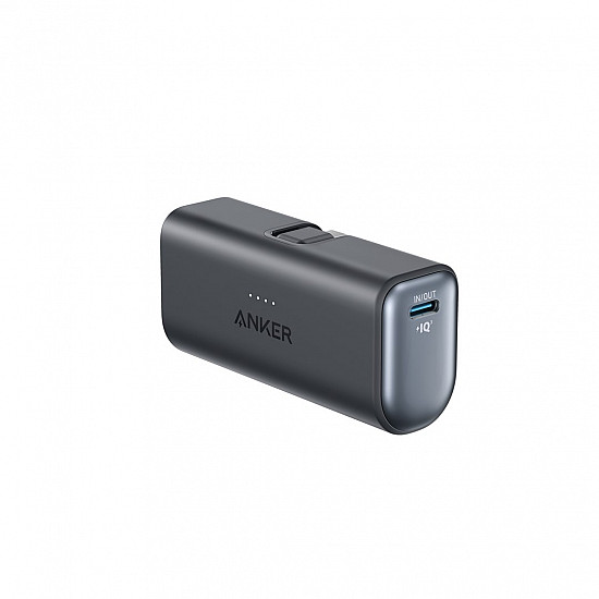 Anker Innovations Anker Nano - Powerbank - 5000 mAh - 22.5 Watt - 3 A - IQ 3.0 - 2 Ausgabeanschlussstellen (24 pin USB-C)