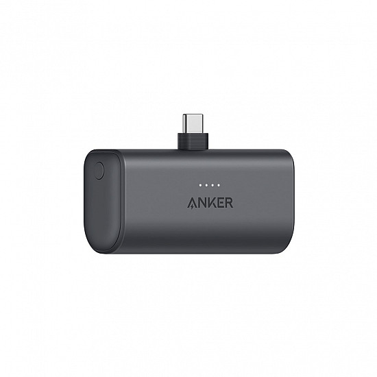 Anker Innovations Anker Nano - Powerbank - 5000 mAh - 22.5 Watt - 3 A - IQ 3.0 - 2 Ausgabeanschlussstellen (24 pin USB-C)