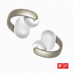 Soundcore AeroClip Headphones, Open-Ear, White, Wireless, A3388G21