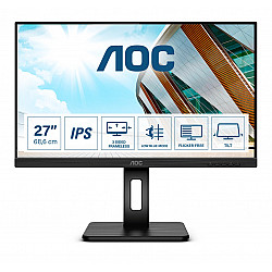 68,6cm/27 (1920 x 1080) AOC 27P2Q Full HD 4ms IPS HDMI VGA DVI DP USB 16:9 Black