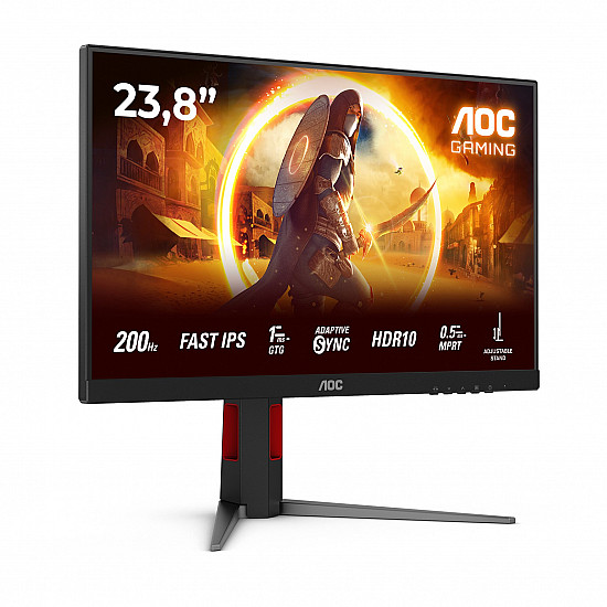 24G4HA, Gaming-Monitor 60.5 cm (23.8 Zoll), schwarz (matt), FullHD, Fast-IPS, Adaptive-Sync, G-Sync kompatibel, 200Hz Panel