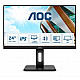 61cm/24 (1920x1080) AOC 24P2Q 16:9 4ms HDMI DVI VGA DisplayPort VESA Pivot Speaker Full HD Black