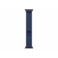 49MM BLUE/BRIGHT BLUE TRAIL LOOP S/M - BLACK TITANIUM FINISH