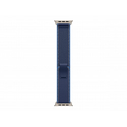 49MM BLUE/BRIGHT BLUE TRAIL LOOP S/M NATURAL TITANIUM FINISH