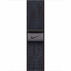 Apple Nike Sport Loop Band, Black/Blue, 42mm (Series 1/2/3), MYJA3ZM/A