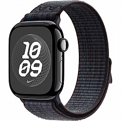 Apple Nike Sport Loop Band, Black/Blue, 42mm (Series 1/2/3), MYJA3ZM/A