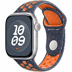 Apple MYJW3ZM/A Smart Wearable Accessories Band Blue, Orange Fluoroelastomer