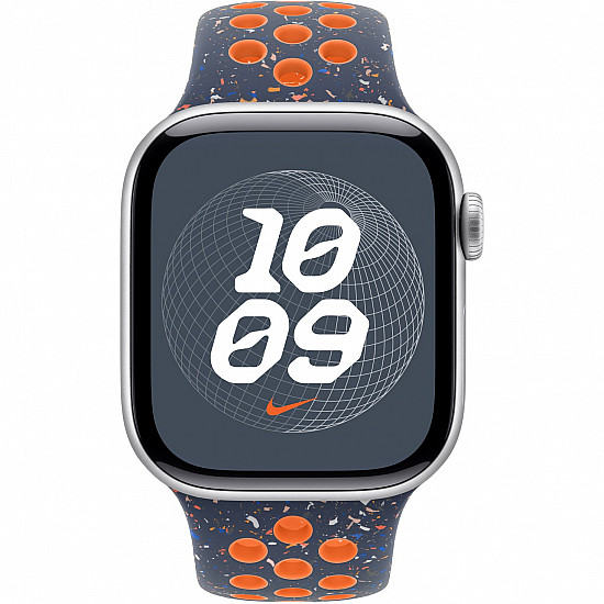 Apple MYJW3ZM/A Smart Wearable Accessories Band Blue, Orange Fluoroelastomer