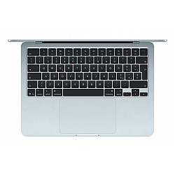 MacBook Air 34,5 cm (13,6) 2025, Notebook hellblau, 16 GB, 256 GB (256 GB SSD), M4, MacOS, Deutsch