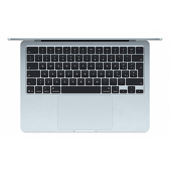 MacBook Air 34,5 cm (13,6) 2025, Notebook hellblau, 16 GB, 256 GB (256 GB SSD), M4, MacOS, Deutsch
