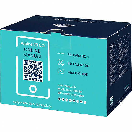 Alpine AM4 - Processor air cooler - for AM4 - AM5