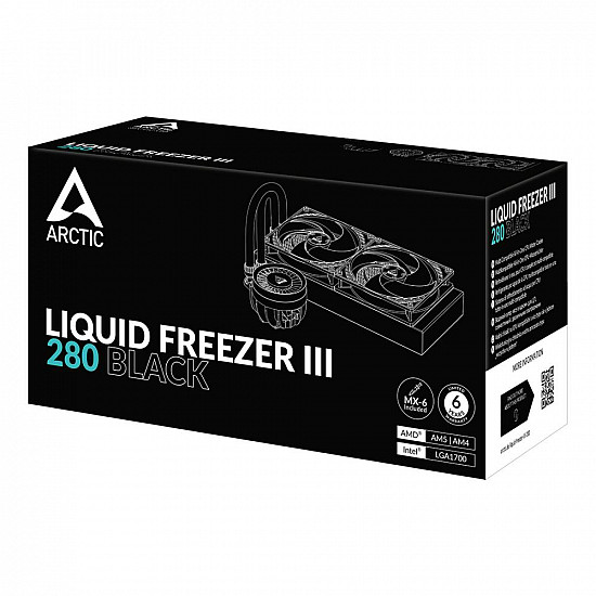 Water Cooling System Liquid Freezer III 280 Black