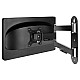 ARCTIC W1C Monitor-Wandhalterung - 13 bis 49 Zoll, 15° Neigung, 360° Rotation, 180° Drehgelenk, Kabelmanagement