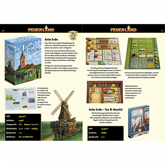 Arler Erde, Brettspiel