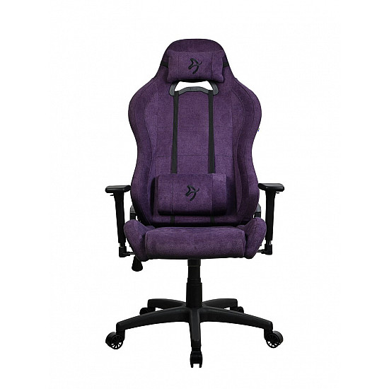 Arozzi Frame material: Metal; Wheel base: Aluminium; Upholstery: Soft fabric Arozzi Gaming Chair Torretta Purple