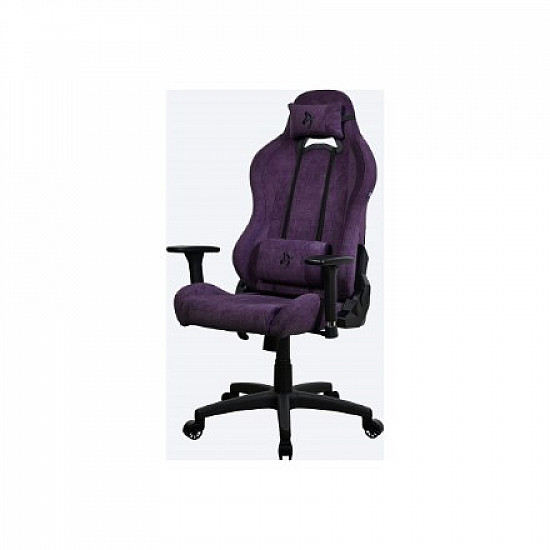 Arozzi Frame material: Metal; Wheel base: Aluminium; Upholstery: Soft fabric Arozzi Gaming Chair Torretta Purple