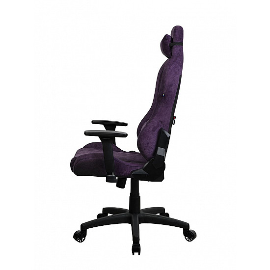 Arozzi Frame material: Metal; Wheel base: Aluminium; Upholstery: Soft fabric Arozzi Gaming Chair Torretta Purple