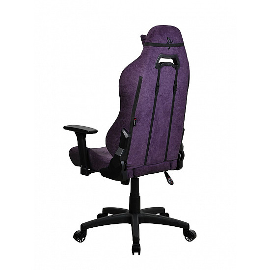Arozzi Frame material: Metal; Wheel base: Aluminium; Upholstery: Soft fabric Arozzi Gaming Chair Torretta Purple