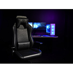 Arozzi Frame material: Metal; Wheel base: Aluminium; Upholstery: Soft PU Gaming Chairs Vernazza SoftPU Pure Black