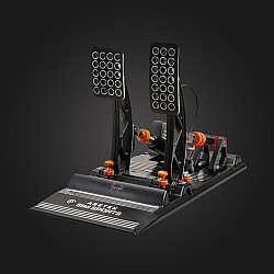 Asetek 40-010-0000001 Gaming Controller Black, Orange, White USB Pedals PC