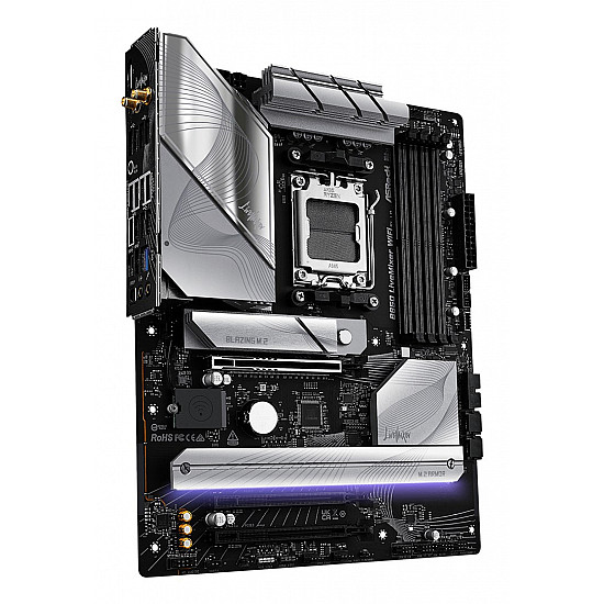 ASRock B850 LiveMixer WiFi pagrindinė plokštė su DDR5, PCIe 5.0, WiFi7 2025