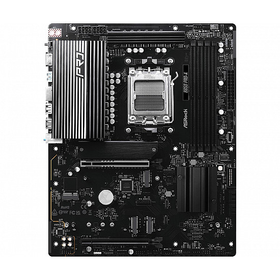ASRock B850 PRO-A pagrindinė plokštė su DDR5, PCIe 5.0, ATX 2025