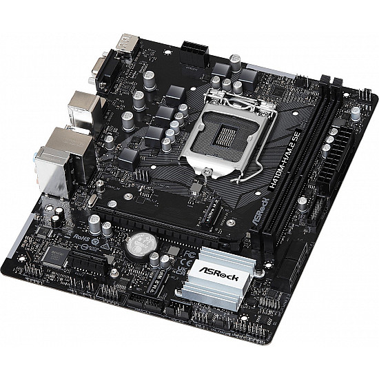 ASRock H410M-H/M.2 SE Micro ATX LGA1200 sokkel Intel H370