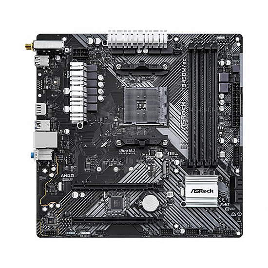 ASRock B450M/ac Micro ATX Socket AM4 AMD B450